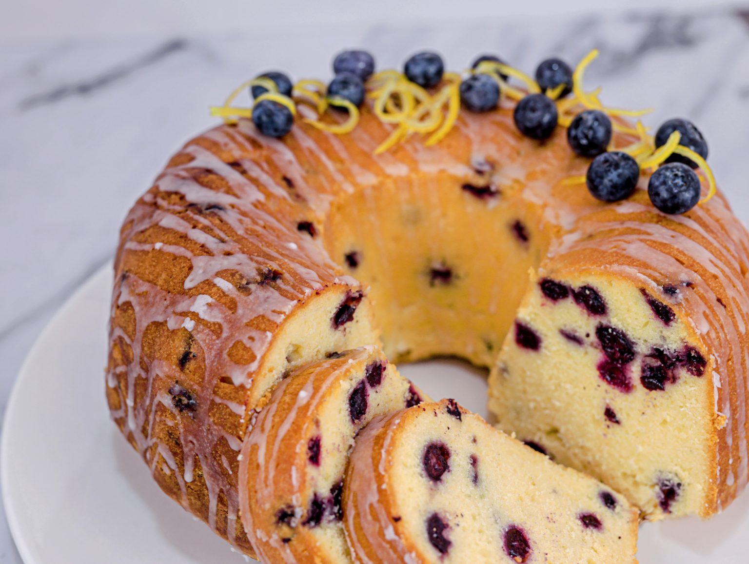 Lemon Blueberry Bundt Cake Baking Recipes Chef Sheilla