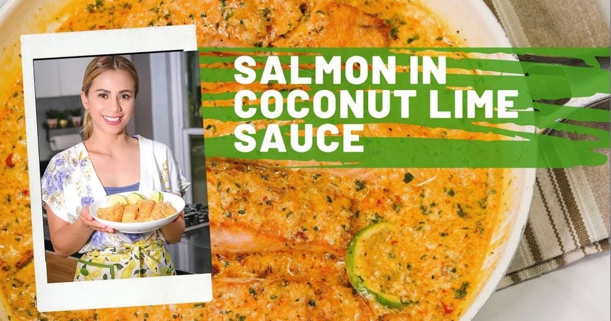 Salmon In Lime Coconut Sauce