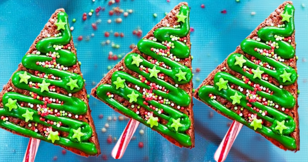 Christmas Tree Brownies